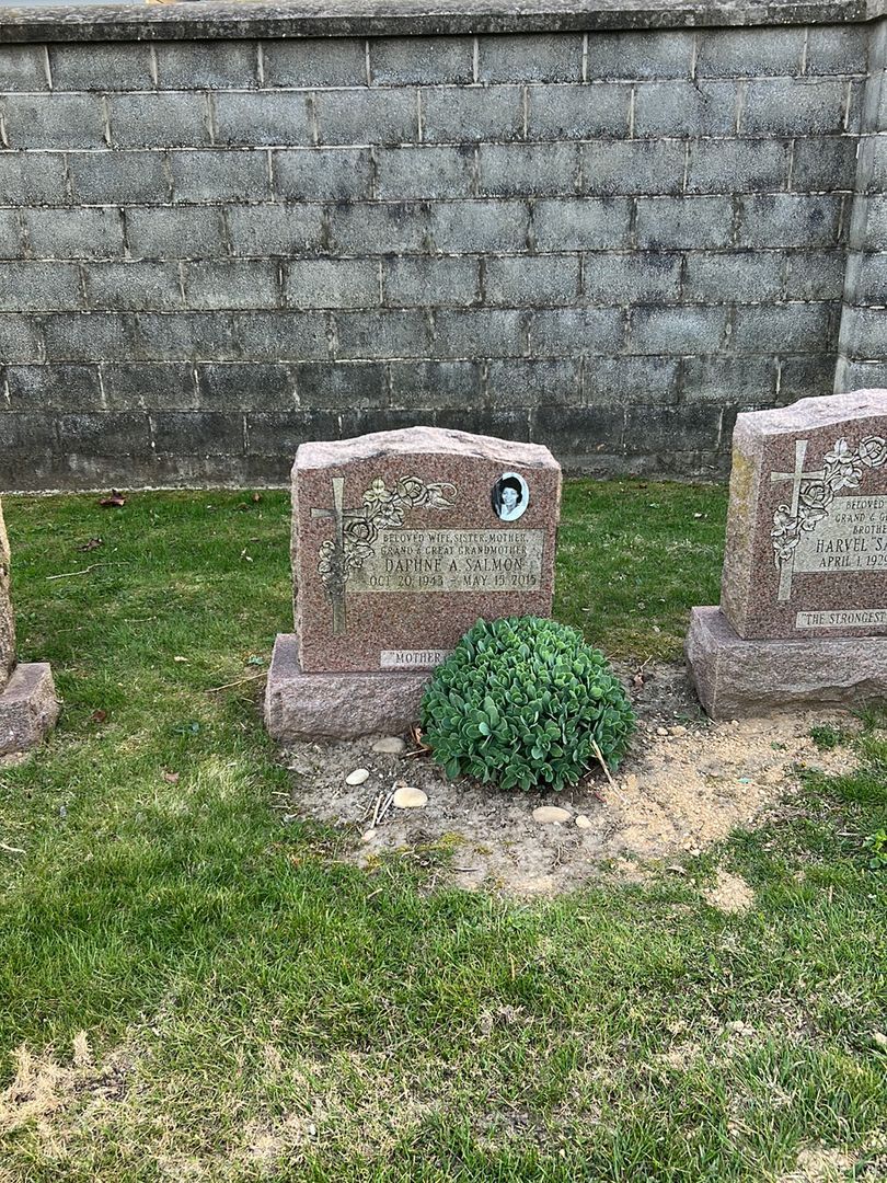 Daphne A. Salmon's grave. Photo 1