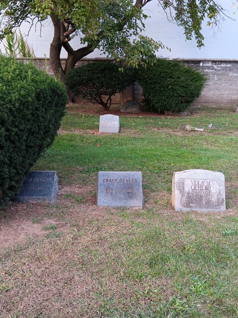 Grace L. Oehler's grave. Photo 1