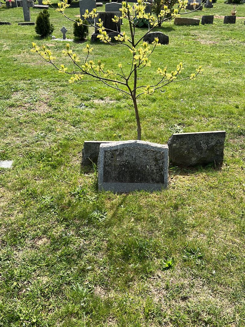 George Lansdowne's grave. Photo 1
