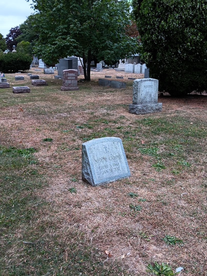 Joseph A. Garone's grave. Photo 1