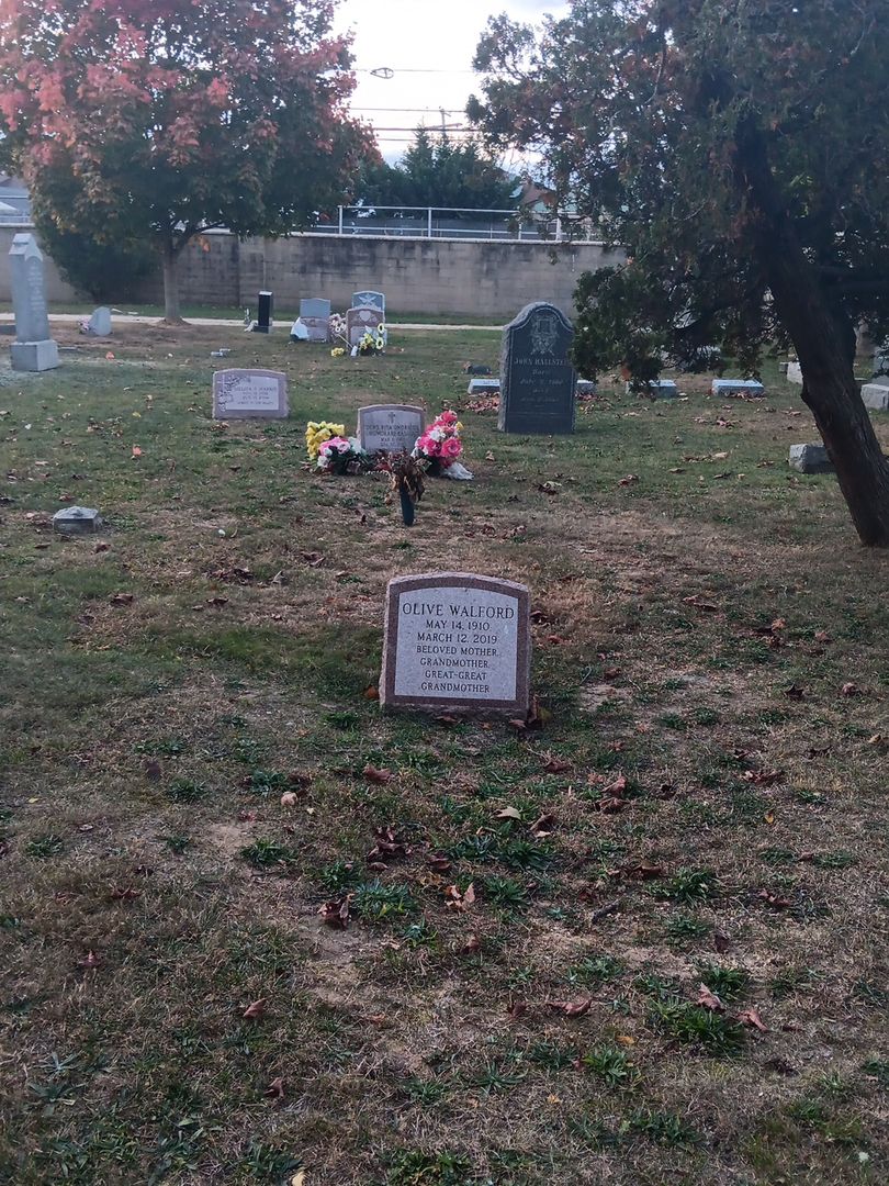 Olive Walford's grave. Photo 1