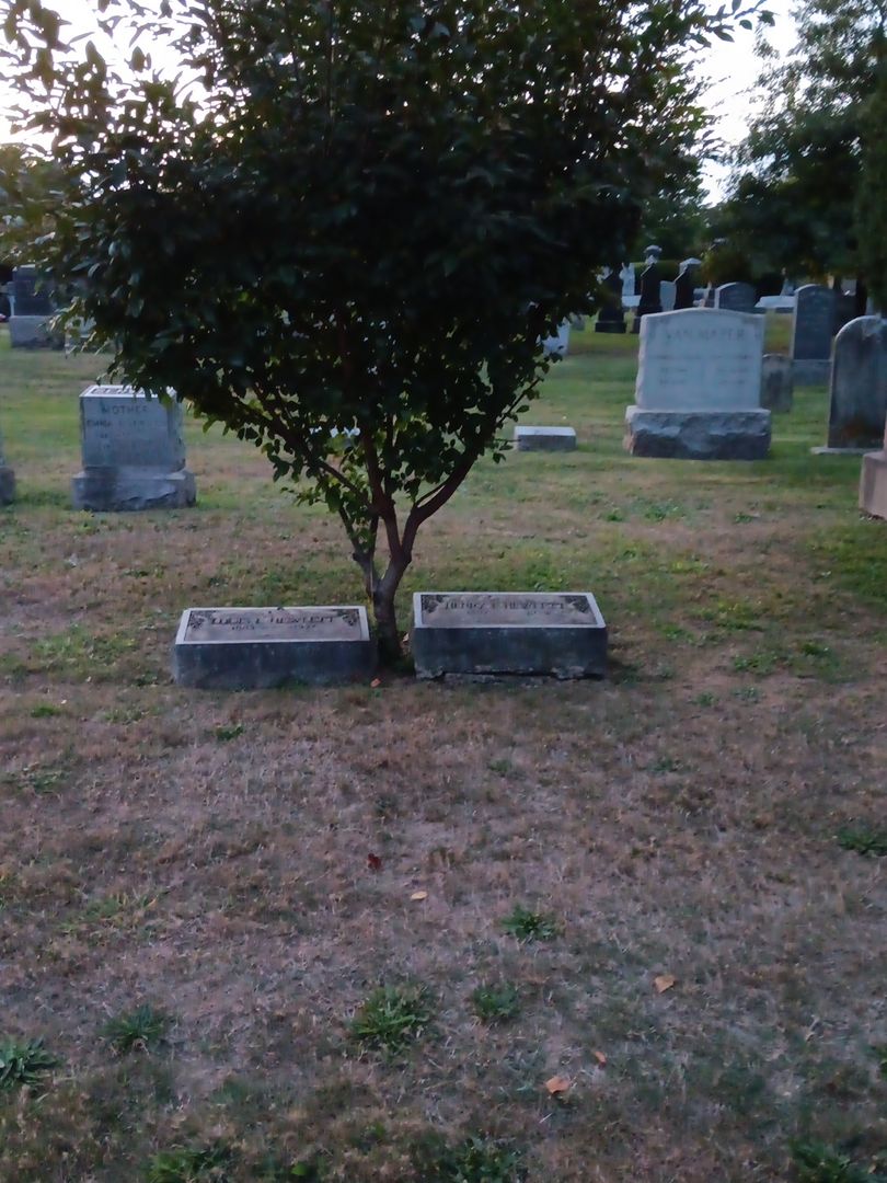 Henry Frank Hewlett's grave. Photo 1
