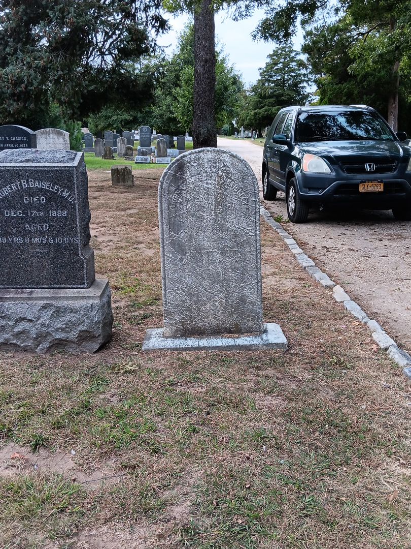 John Van Vechten Baiseley's grave. Photo 1