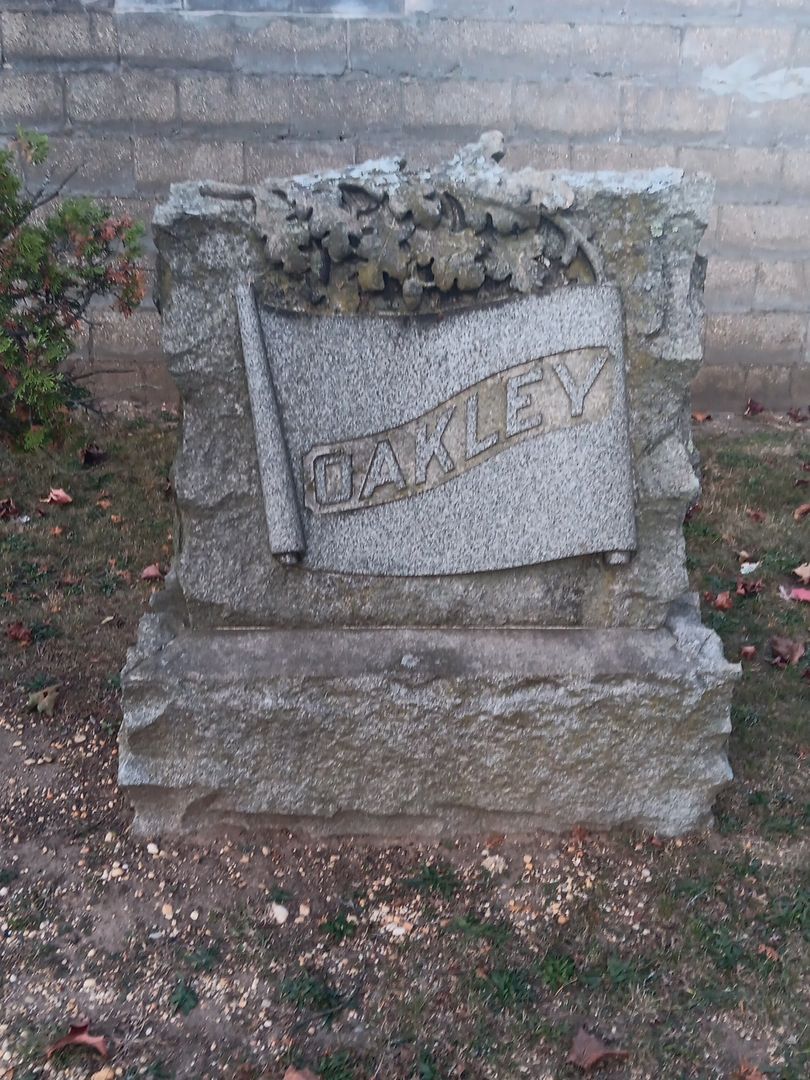 James Oakley's grave