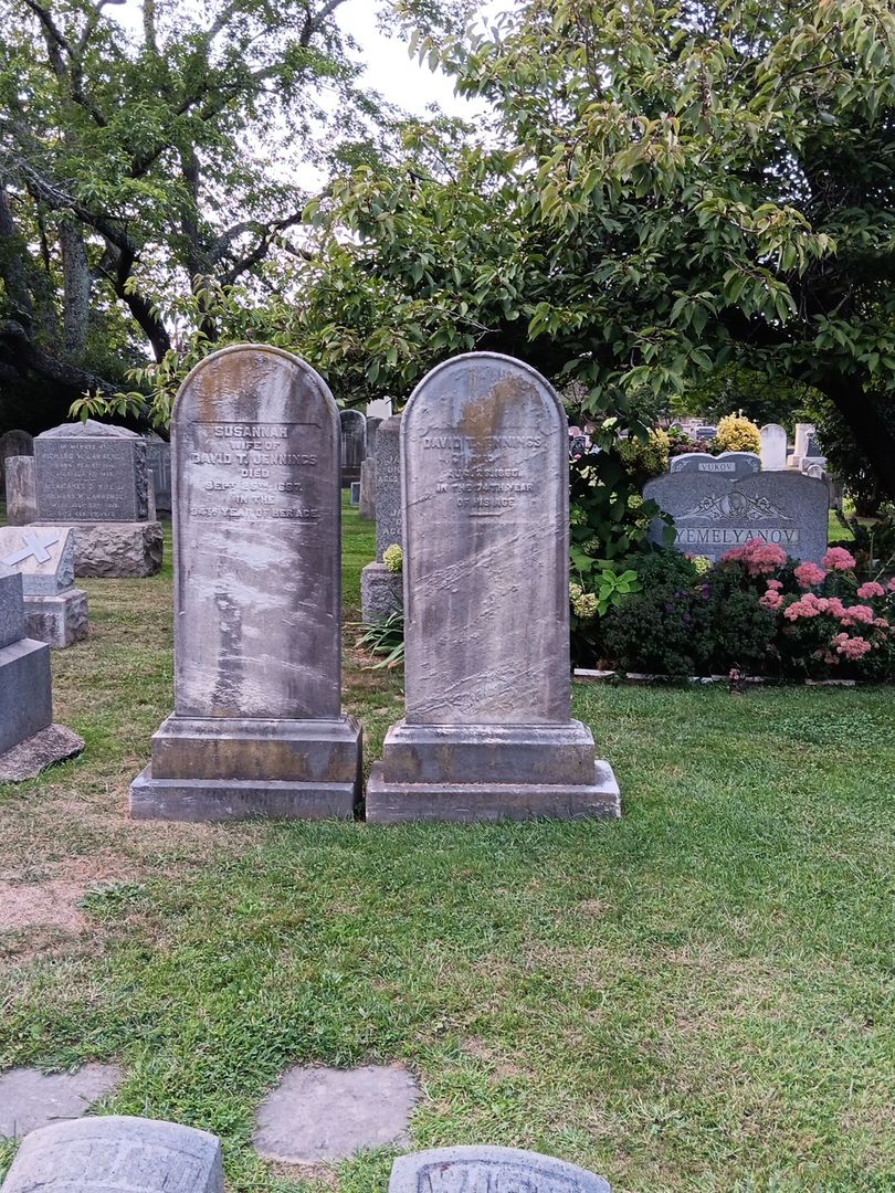 David T. Jennings's grave. Photo 1