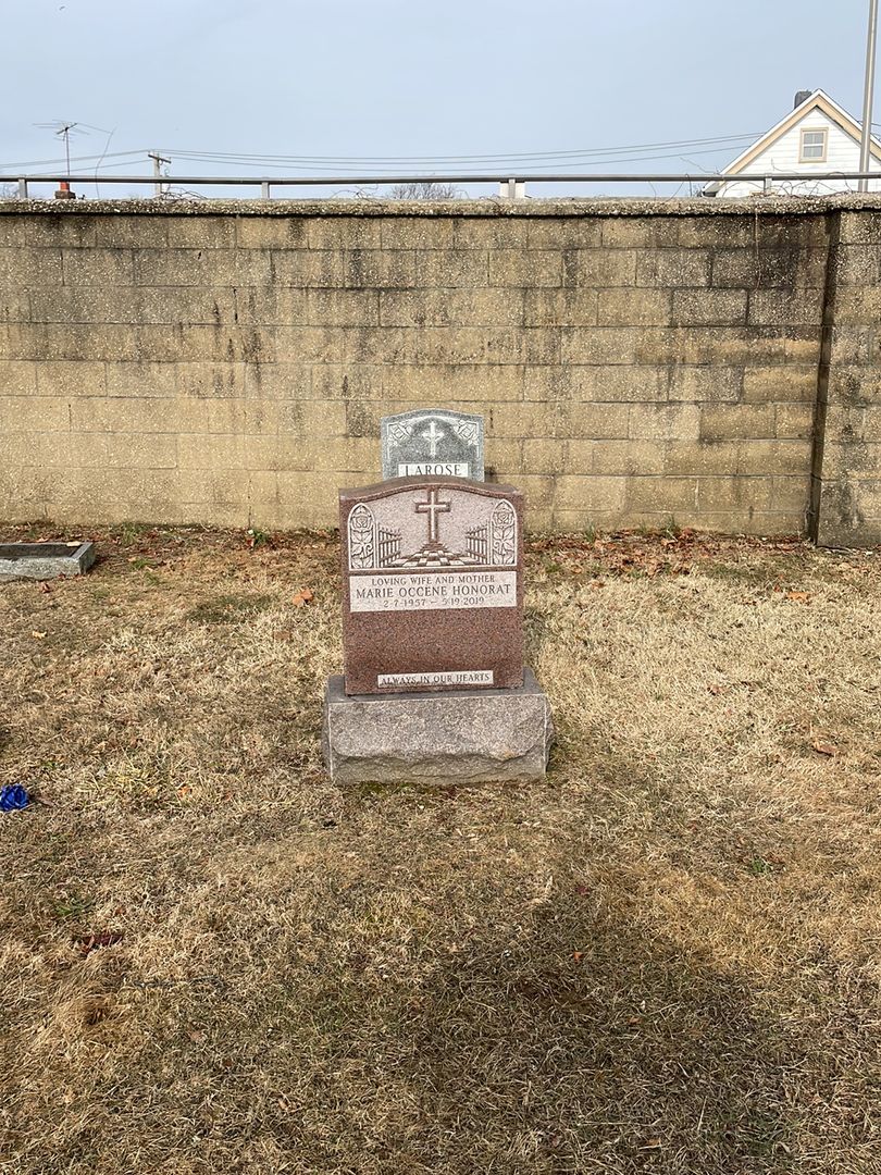 Marie Occene Honorat's grave. Photo 1