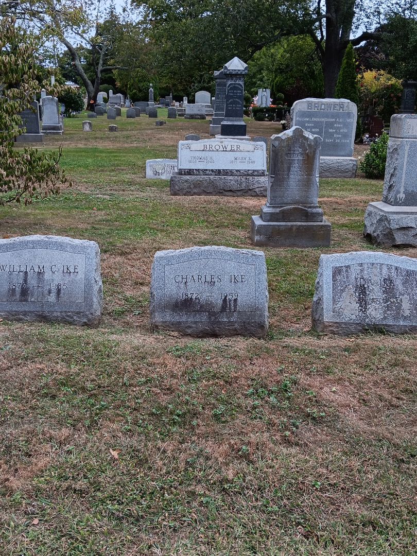 Charles Ike's grave. Photo 1