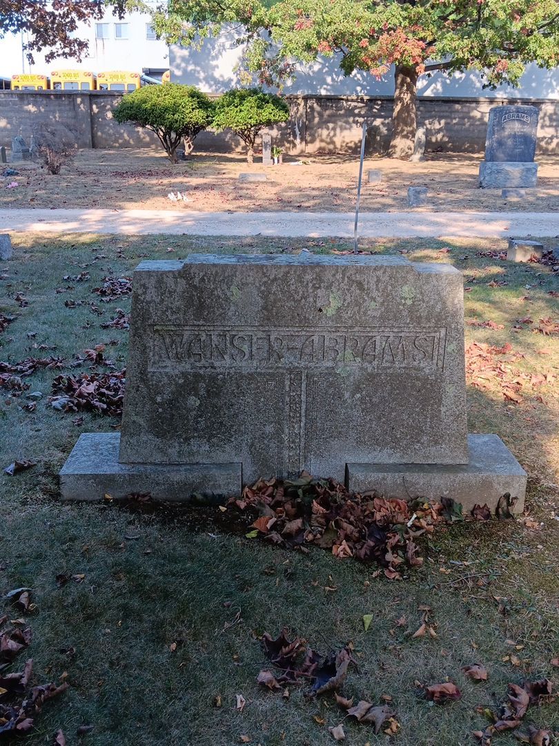 Franklin F. Abrams's grave. Photo 1