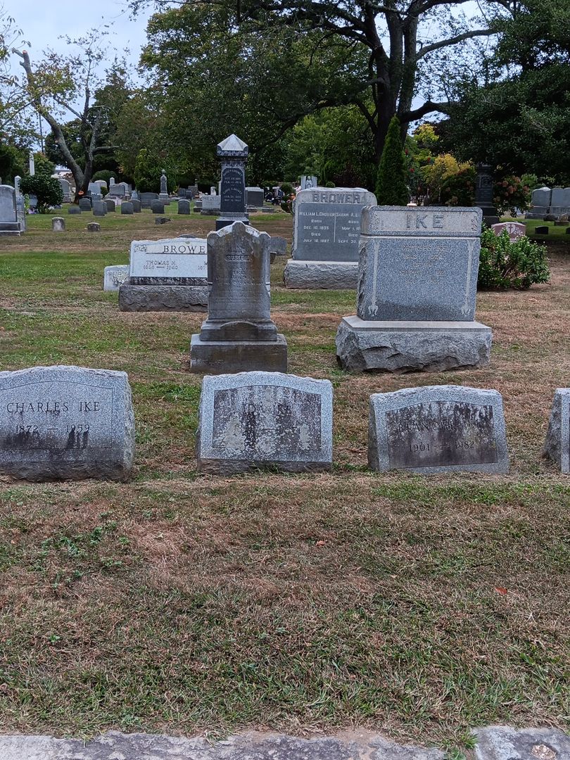Ida Ike's grave. Photo 1