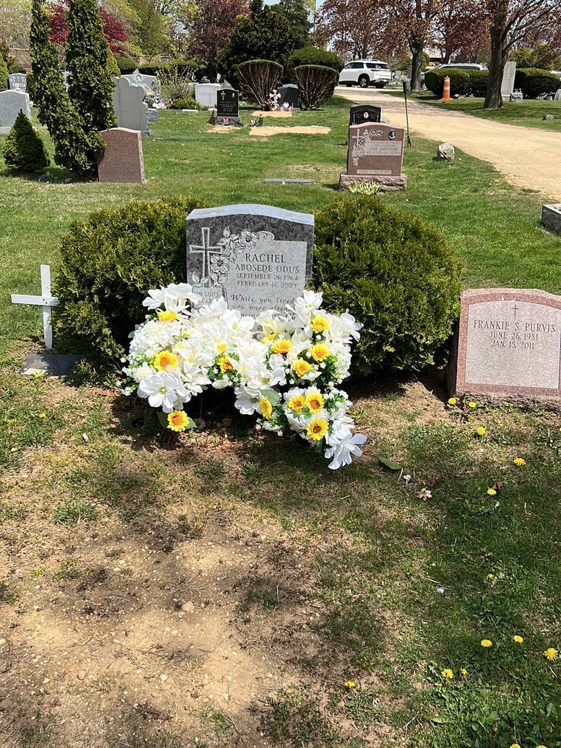 Rachel Abosede Odus's grave. Photo 1