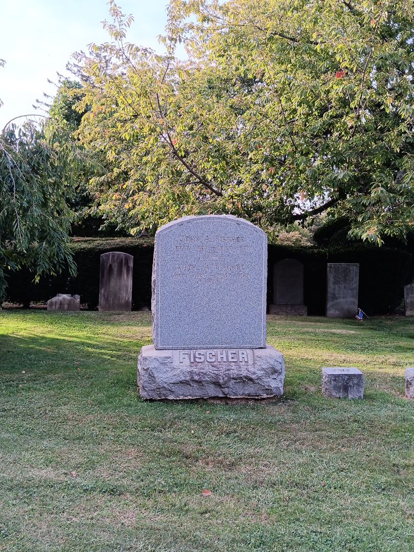 Mary A. AFischer's grave. Photo 1